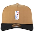Boné Aba Curva New Era 940 A-Frame NBA Logo Logoman Institut Style - Adulto MARROM CLARO
