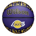 Bola de Basquete Wilson NBA TEAM GRAFFITI Los Angeles Lakers ROXO