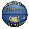 Bola de Basquete Wilson NBA GRAFFITI Golden State Warriors AZUL/AMARELO