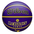 Bola de Basquete Wilson NBA Lebron James Player Icon ROXO