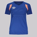 Camisa Umbro Diamond Relief - Feminina AZUL