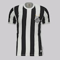 Camisa do Santos 1984 II Listrada RetrôMania - Masculina PRETO