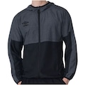 Jaqueta Corta Vento com Capuz Umbro Activity - Masculina CINZA