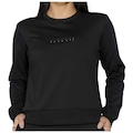 Blusão de Moletom Run More Decote Redondo 48236 - Feminino PRETO