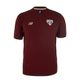 Camisa Polo do São Paulo Viagem 2025 New Balance - Masculina VINHO