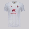 Camisa do Milan Puma Pré-Jogo 2025 - Masculina BRANCO