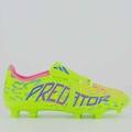 Chuteira de Campo adidas Predator League - Infantil VERDE