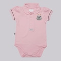Body do Santos Polo Rêve D'or - Infantil ROSA