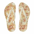 Chinelo Kenner Ibiza Plump - Feminino BRANCO/LARANJA
