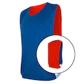Colete Kanga Sport Dupla Face - 6 Unidades - Adulto VERMELHO/AZUL