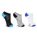 Kit Meia Cano Curto Olympikus Treino 3 Pares - Masculino BRANCO