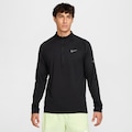 Camiseta Manga Longa Nike Stride - Masculina PRETO/CINZA