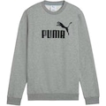Blusão Puma Logo Crew - Infantil CINZA