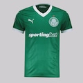 Camisa do Palmeiras Puma I 2025 Patch Libertadores - Masculina VERDE