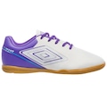 Chuteira de Futsal Umbro Adamant Top Speed JR - Adulto BRANCO