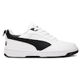 Tênis Puma Rebound V6 Low Bdp - Masculino PRETO/BRANCO