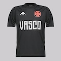 Camisa do Vasco Kappa Supporter Type - Infantil PRETO
