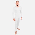 Calça Térmica Roupas Térmicas Segunda Pele RT Frio Intenso Viagens Neve Esportes - Masculina BRANCO