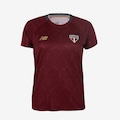 Camisa de Treino do São Paulo 2025 New Balance - Feminina VINHO