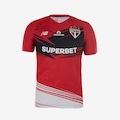 Camisa de Goleiro do São Paulo 2025 New Balance - Masculina VERMELHO/PRETO