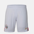 Calção do São Paulo Spfc 2025 New Balance - Masculino BRANCO/VERMELHO