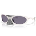Óculos de Sol Unissex Oakley Plantaris Seek Matte Vapor Prizm Grey BRANCO