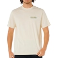 Camiseta Masculina Rip Curl Rituals Oval WT25 OFF WHITE