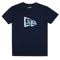 Camiseta New Era Branded Infantil AZUL ESC/AZUL CLA
