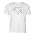 Camiseta New Era Hip Hop Origens Masculina BRANCO/CINZA