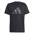 Camiseta adidas M/C Logo Camuflada Masculina PRETO/CINZA