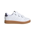 Tênis Infantil adidas Advantage Base BRANCO/MARROM