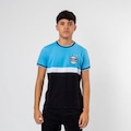 Camiseta do Grêmio Oficial Orgulho Tricolor Surf Center - Infantil AZUL