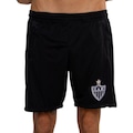 Bermuda Esportiva do Atlético Mineiro Surf Center Oficial Ala Do Galo - Masculina PRETO