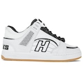 Tênis Hocks Unissex Couro Bold Negative Film BRANCO