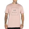 Camiseta RVCA VA All The Way Masculina ROSA CLARO