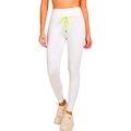 Calça Legging Alto Giro Cordão - Feminina OFF WHITE