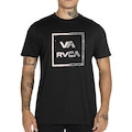Camiseta RVCA VA All The Way Worn Masculina PRETO