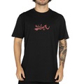 Camiseta Quiksilver Impaired Logo DNA Masculina PRETO