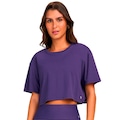 Cropped Alto Giro Eterna Feminino ROXO