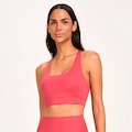 Top Alto Giro Costas Anatômica Feminino VERMELHO