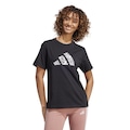 Camiseta adidas Camo Feminina PRETO