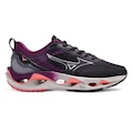 Tênis Mizuno Wave Stratos 3 - Unissex PRETO/ROXO