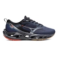 Tênis Mizuno Wave Stratos 3 - Unissex AZUL ESC/PRETO