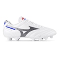 Chuteira de Campo Mizuno Morelia Club MD Adulto BRANCO/AMARELO CLARO