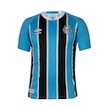 Camiseta Umbro Grêmio Torcedor I 25 Masculina AZUL/PRETO