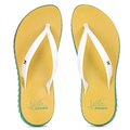 Chinelo Kenner Ibiza Brasil Anitta Amarelo Verde e Azul - Feminino AMARELO
