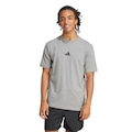 Camiseta Adidas M/C Small Logo Masculina CINZA CLA/PRETO