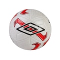 Bola Umbro Society Attack Unissex BRANCO/VERMELHO