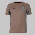 Camisa do Grêmio 2025 Umbro Goleiro Masculina MARROM