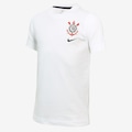 Camiseta do Corinthians Crest Nike Infantil BRANCO
